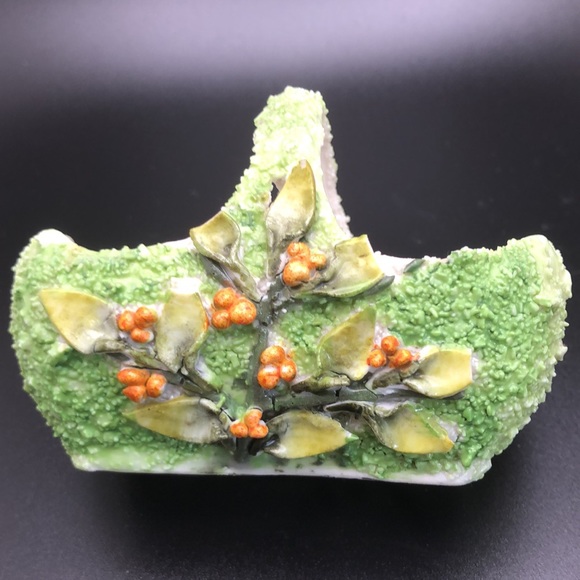 Two Elfinware & Mossesre Germany Small Miniature Double Handled Vase & Basket - Picture 12 of 16